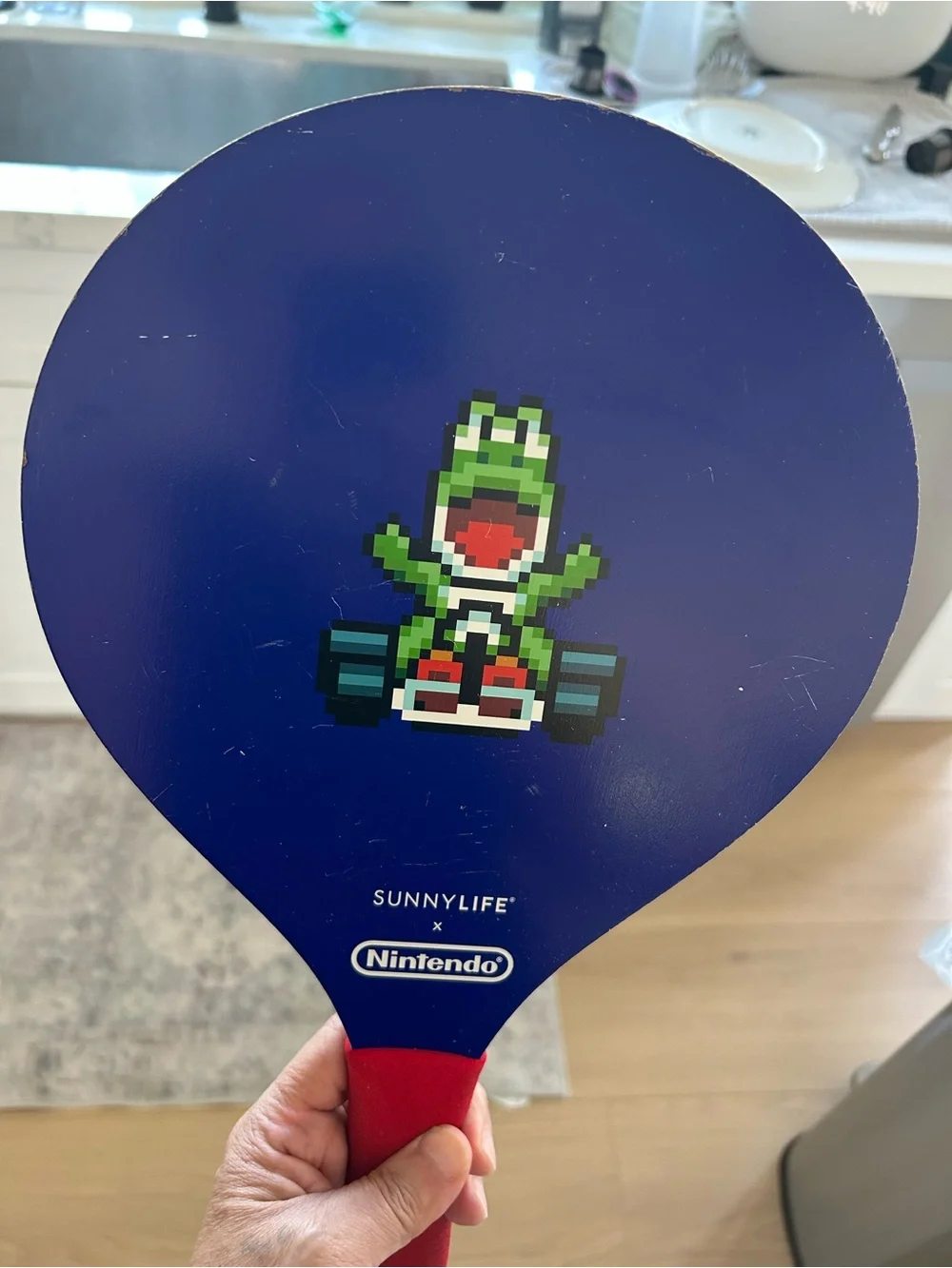 Sunny life Nintendo, Mario, Brothers, & Yoshi Paddle Ball Set - Yellow & Red